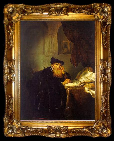 framed  Abraham van der Hecken The Philosopher, ta009-2